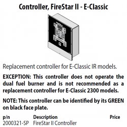 FireStar II Controller For E-Classic Firestar