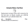 Moteur d'actionneur pour la trappe à granule sur Maxim M250-M255P