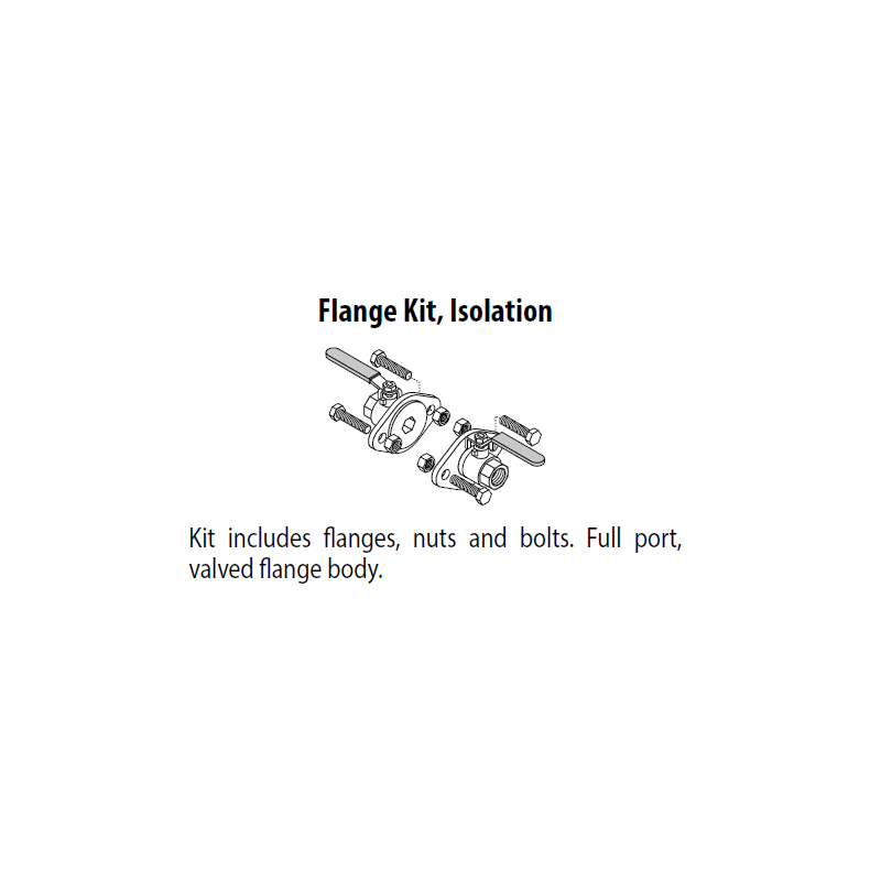Isolation Flange Kit 3/4″ Threads