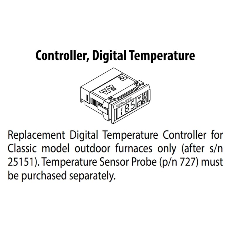 Digital Temperature Controller for Classic model