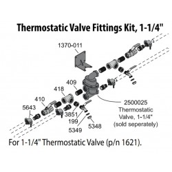 1-1/4″ Thermostatic Valve...
