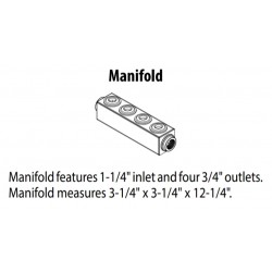 Manifold features 1-1/4"...