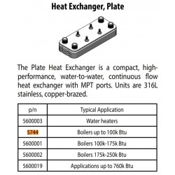 Heat Exchanger, Plate 5X12-30