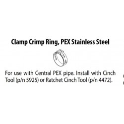 PEX 1/2" Stainless Steel Clamp Crimp Ring