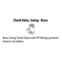 3/4″ Brass Swing Check Valve