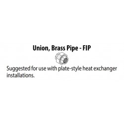 Brass Pipe Union, 3/4"