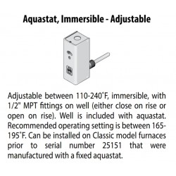 Adjustable Aquastat,...