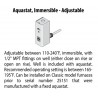 Adjustable Aquastat, Immersible