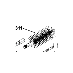 Replacement Flue Brush M175- E2300