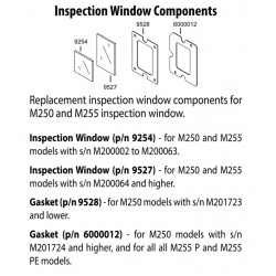 Inspection Window, 1/8"X2"X3",M250,M255
