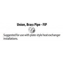 Brass Pipe Union, 1"