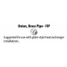 Brass Pipe Union, 1"