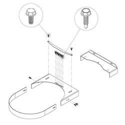 Chimney Brace Kit, CL 4030, 5036, 6048