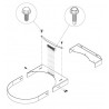 Kit de renfort de cheminée, CL 4030, 5036, 6048