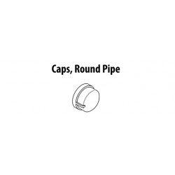 3/4" Round Pipe Cap