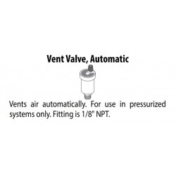 Automatic Vent Valve