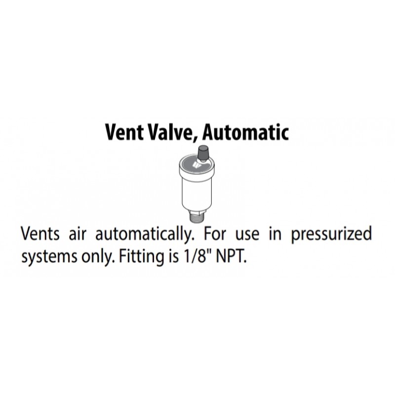 Automatic Vent Valve