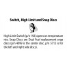 Snap Disc, 185-200˚F