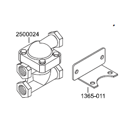 Mounting Bracket for 3/4" NPT Thermostatic Valve