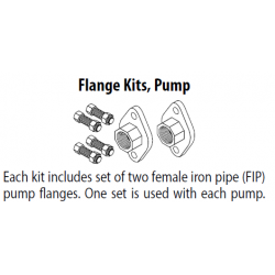 Pump Flange Kit, 3/4"