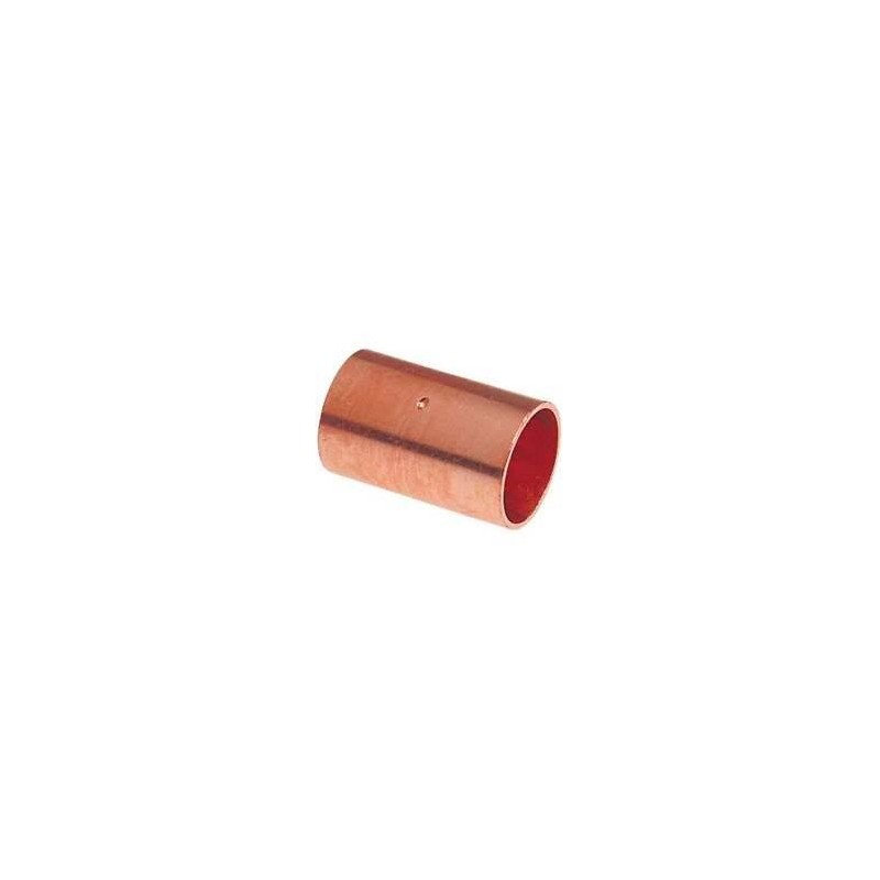 Copper Coupling, 1" sweat x 1" sweat fittings