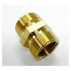 Brass Adapter, 3/4" male hose x 3/4" male pipe