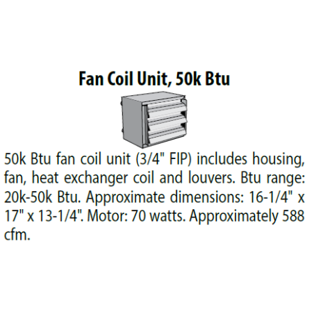 Fan coil unit 50K