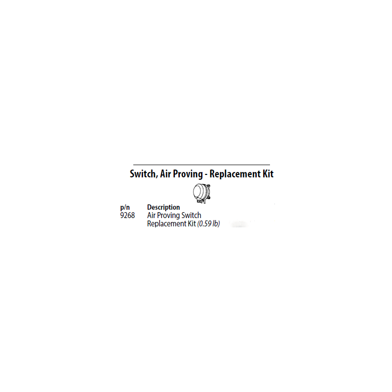 Switch, Air Proving - Replacement Kit