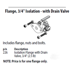 Isolation Flange with Drain...