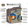 Maxim M255 PE Outdoor Wood Pellet Boiler