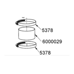 COLLET D'ISOLANT EN ALUMINIUM, 2"X15", MAXIM