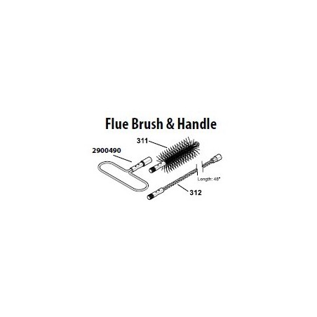 Brush Extension Rod - Central Boiler #312