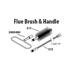 Flue brush handle (2900490)