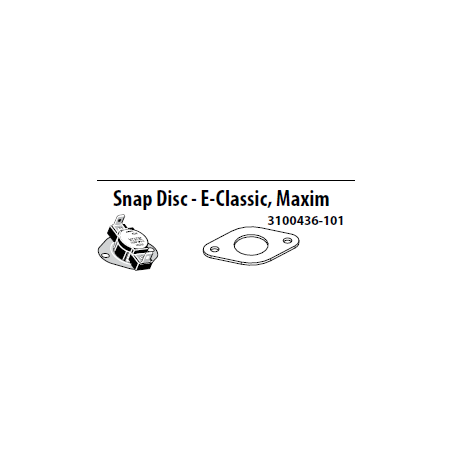 Central Boiler snap disc spacer 3100436-101